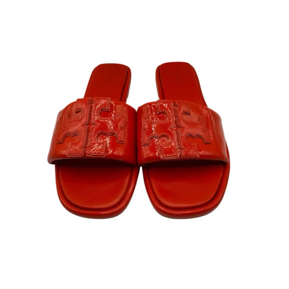Red Slide Sandals for Women - Sleek Open-Toe Slides